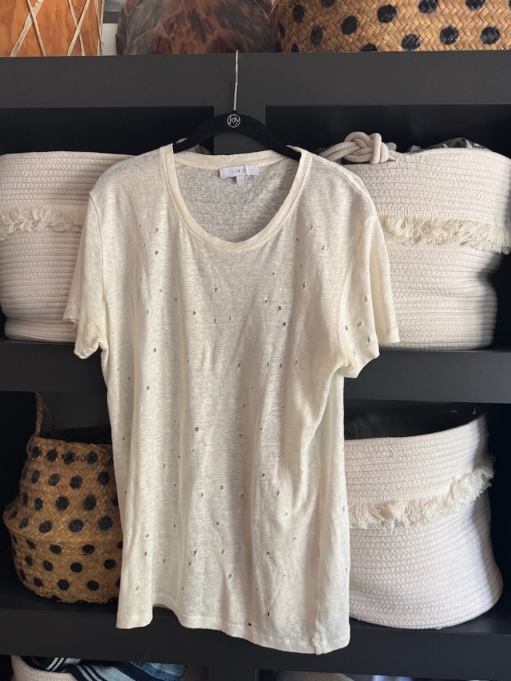 IRO Distressed Linen Tee